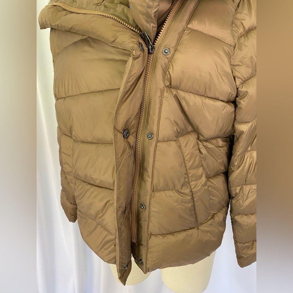 Tahari Tan Puffer Jacket - Picture 2 of 8